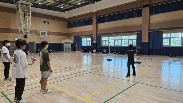 경기도 수원시 수성고 드론교육, 경로를 읽고 조종하는 정밀 비행 입문