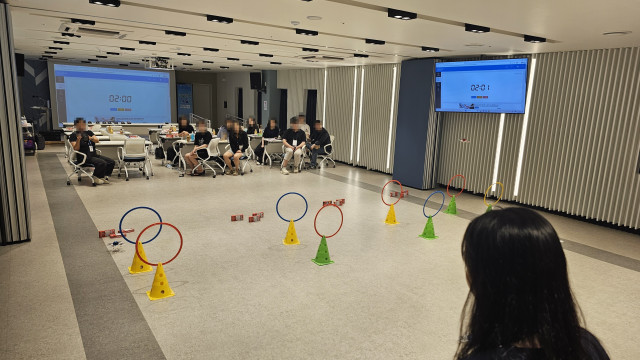 단계별 장애물과 타이머 미션을 연결한 군포 청년 플라잉 드론교육 후기