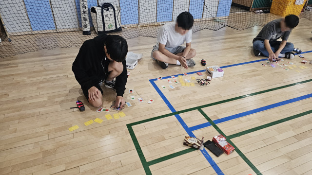 활용 분야 안내에서 두 가지 코스 비행으로, 서울 성동고등학교 드론교육 후기